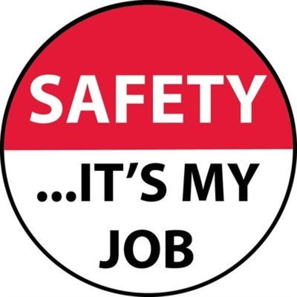 Nmc Safety It'S Your Job Hard Hat Emblem, Pk25 HH77